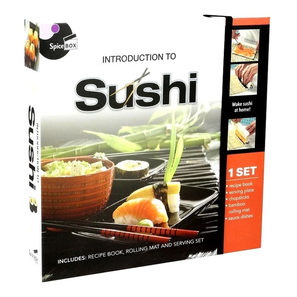 SpiceBox Other - How to make Sushi at home Introduction to Sushi Book Recipe Kit Spice Box